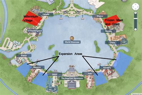 Epcot World Showcase Map