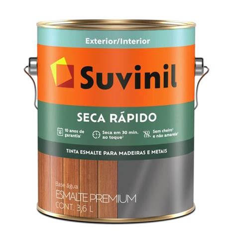 Tinta Esmalte Brilhante Premium Seca R Pido Suvinil L Esmalte