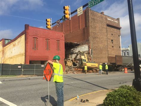 Historic building demolished in downtown Anderson