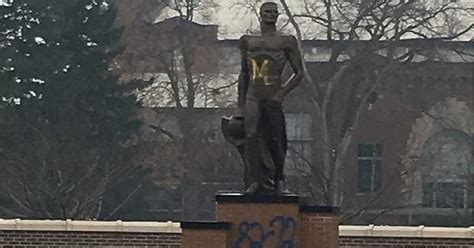 Wolverine Bastards Vandalized Sparty Imgur