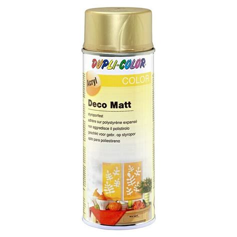 Dupli Color Deco Mat Acryl Lackspray Gold Ml Matt Bauhaus