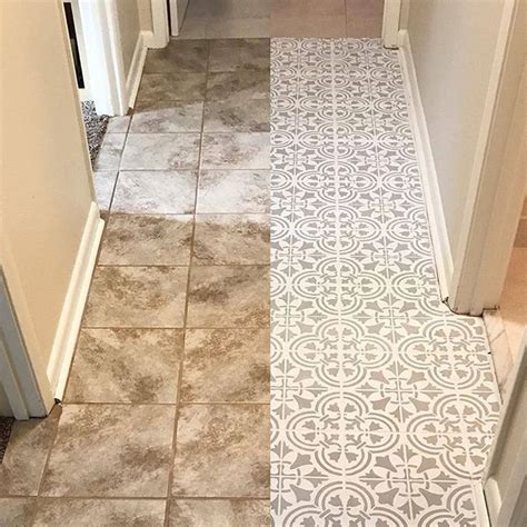 How To Use Tile Stencils Wallpops Floor Tiles