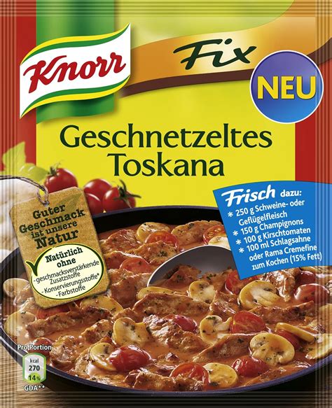 Knorr Fix Geschnetzeltes Toskana Amazon Ca Grocery Gourmet Food