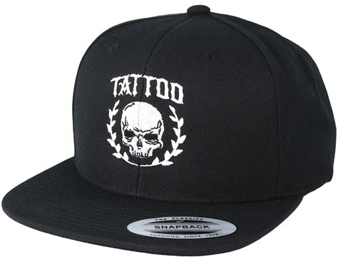 Tattoo Skull Black Snapback Tattoo Collective Caps Uk