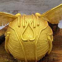 Harry Potter Golden Snitch Cake Decorated Cake By Cakesdecor