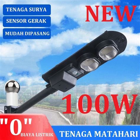 Jual Lampu Jalan Tenaga Matahari Solar Cell Watt All In One