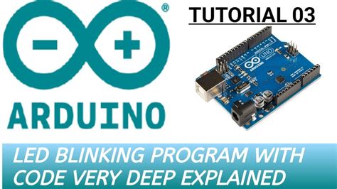 Led Blinking Program With Code In Arduino Led Blink Code Youtube