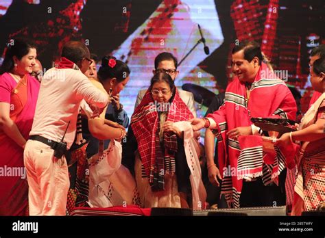 Usha Mangesh Kar At Majuli Mising Youth Feastival Stock Photo Alamy