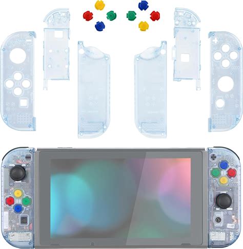 Extremerate Glacier Blue Joycon Handheld Controller Housing With Full