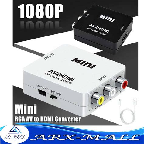 RCA AV TO HDMI AV To HDMI 1080P AV2HDMI Mini AV To HDMI Converter