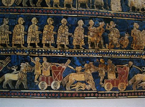 The Standard Of Ur Mesopotamia Mosaic The British Museum London