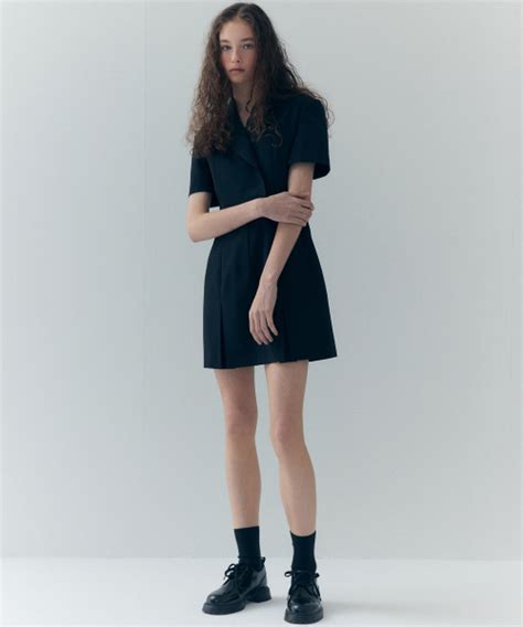 MUSINSA HAE BY HAEKIM Tailored Dress Black