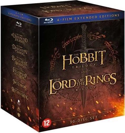 Hobbit Lord Of The Rings Trilogy Blu Ray Extended Edition Blu