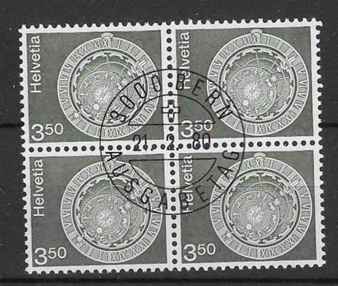 Timbres Suisse 1978 80 N 613 Bloc De 4 Oblit Kaufen Auf Ricardo