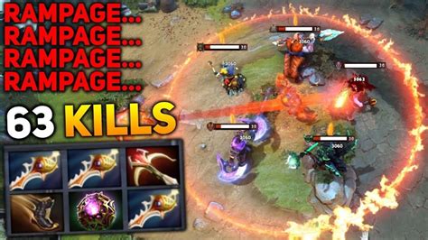 One Shot Ember Spirit X Divine Rapier B Rampage Kills Dota