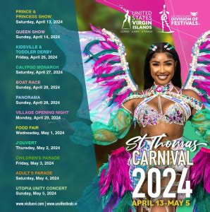 The U.S. Virgin Islands Announces Dates for St Thomas Carnival 2024 ...