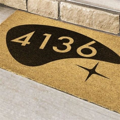 Retro Doormat Mid Century Modern Door Mat 1960s Home Decor - Etsy