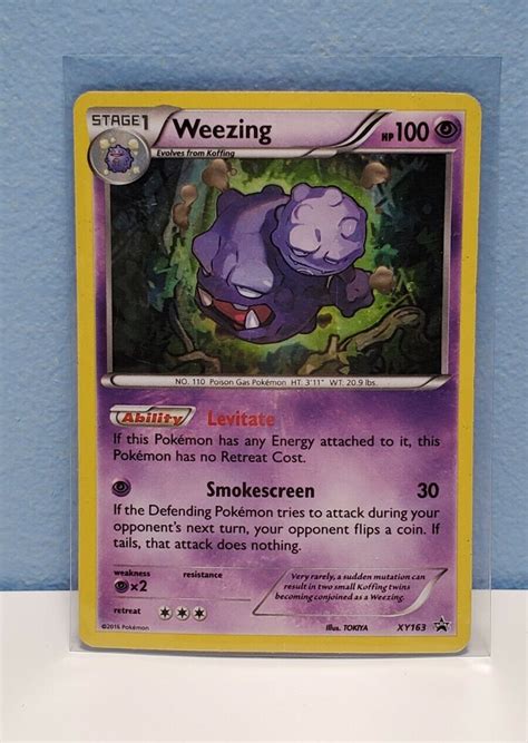 Pokemon Card Weezing Xy Xy Promo Rare Holo Ebay