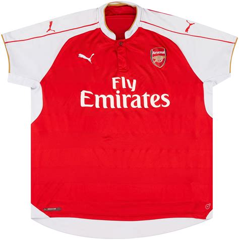 Arsenal Penjaga Gol Baju Bolasepak Sponsored By Emirates