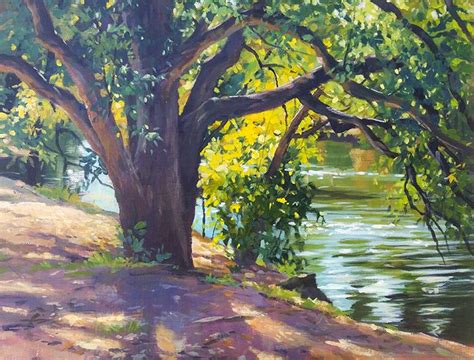 Morning Along The Concho By Christopher Leeper Acrylic 12 X 16