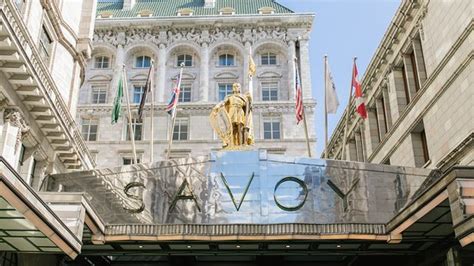 Savoy Hotel London Map