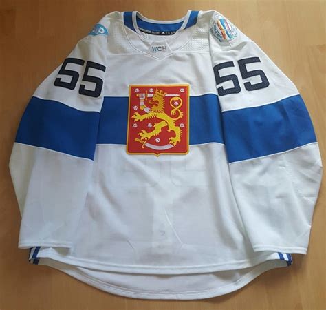 Team Finland jerseys - Temevu Gameworn jerseys