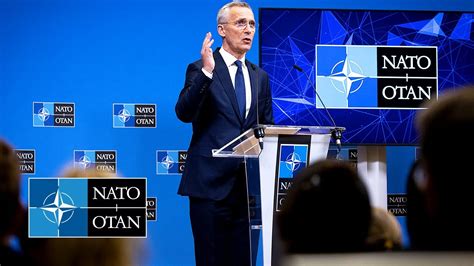 NATO Secretary General Press Conference At Foreign Ministers Meeting