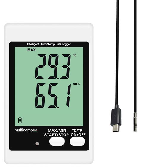 Mp780621 Multicomp Pro Data Logger Usb Temperature And Humidity 1