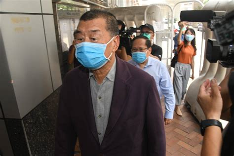 涉違國安法被捕 黎智英、周庭到警署報到續准保釋 政事