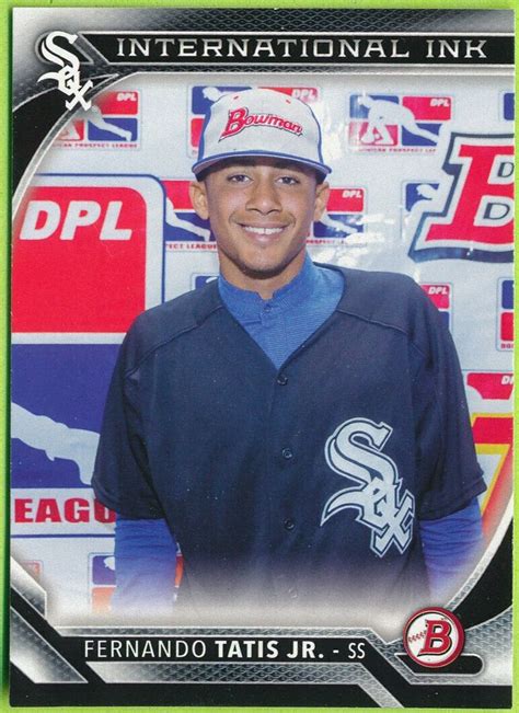 Fernando Tatis Jr Bowman International Ink Series Mint Rookie