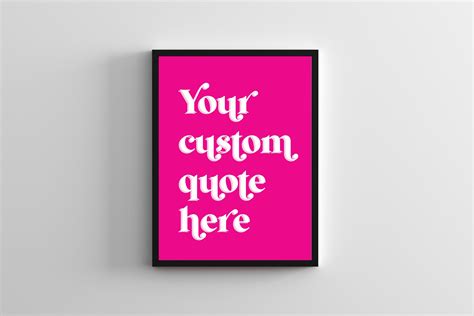 Custom Digital Poster Custom Quote Poster Custom Art - Etsy