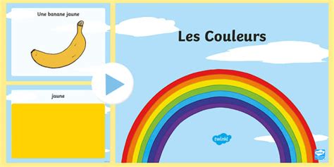 Colours Powerpoint French Profesor Hizo Twinkl