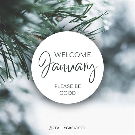 Page 5 Free And Customizable January Templates