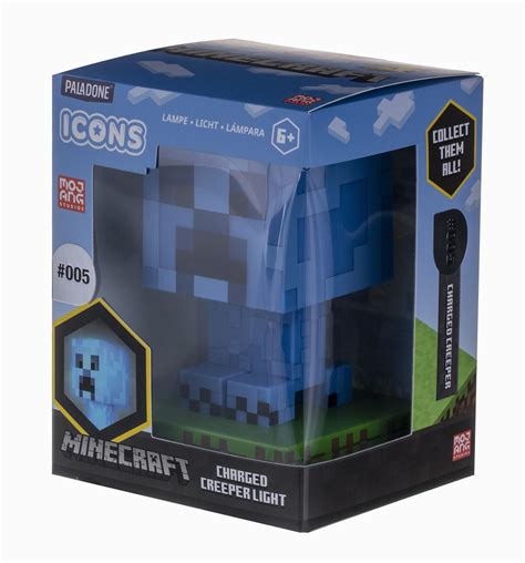 Paladone Minecraft Charged Creeper Icon Lempa Modelis PP8004MCF