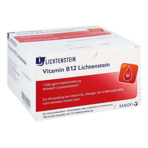 Vitamin B12 1000 [my]g Lichtenstein Ampullen 100x1 Ml