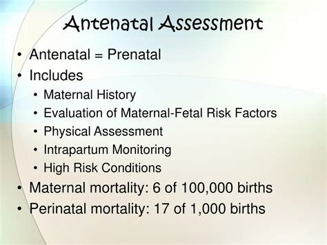 Ppt Assessment Of Fetal Growth And Development Powerpoint Presentation