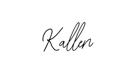 76 Kallen Name Signature Style Ideas Good Electronic Signatures