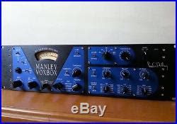 Manley Voxbox Channel Strip With Class A Microphone Preamplifie