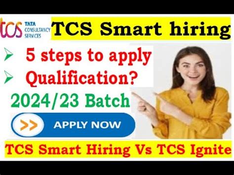 Tcs Free Hiring Tcs Is Hiring For Batch For Smart Hiring How