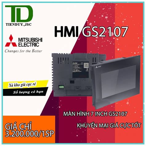 HÀNG MỚI Màn hình HMI Mitsubishi GS2107 WTBD N Màn Hình