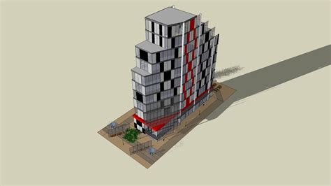 Modern Apartment Block 3d Warehouse