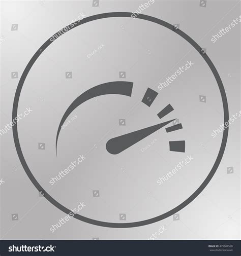 Tachometer Icon. Web Design Stock Vector 479684590 : Shutterstock