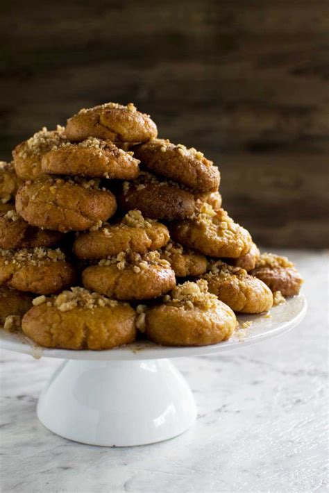 Melomakarona Greek Christmas Honey Cookies Scrummy Lane