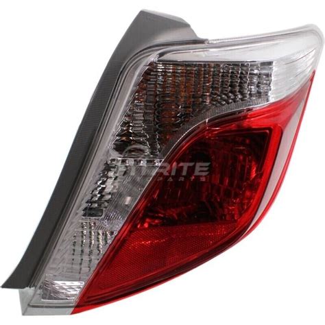 New Right Side Tail Lamp Lens And Housing Fits Toyota Yaris 2012 2014