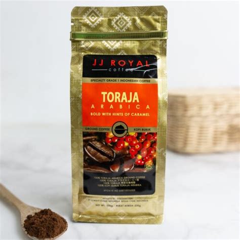 Jj Royal Kopi Toraja Arabica Ground Bag 200 Grams Shopee Philippines