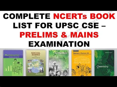 Complete Ncerts Book List For Upsc Cse For Prelims And Mains