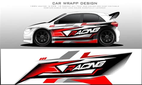 Premium Vector Car Livery Graphic Vector Abstract Grunge Background