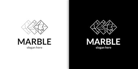 Premium Vector Classic Marble Logo Vector Illustration