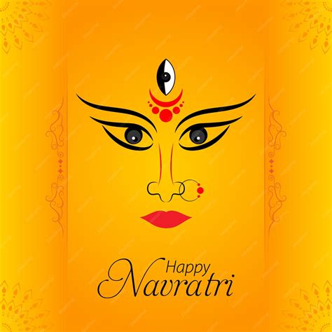 Premium Vector Durga Puja And Happy Navratri Festival Goddess Durga