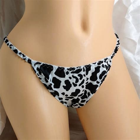 Cow Print Bikini Etsy